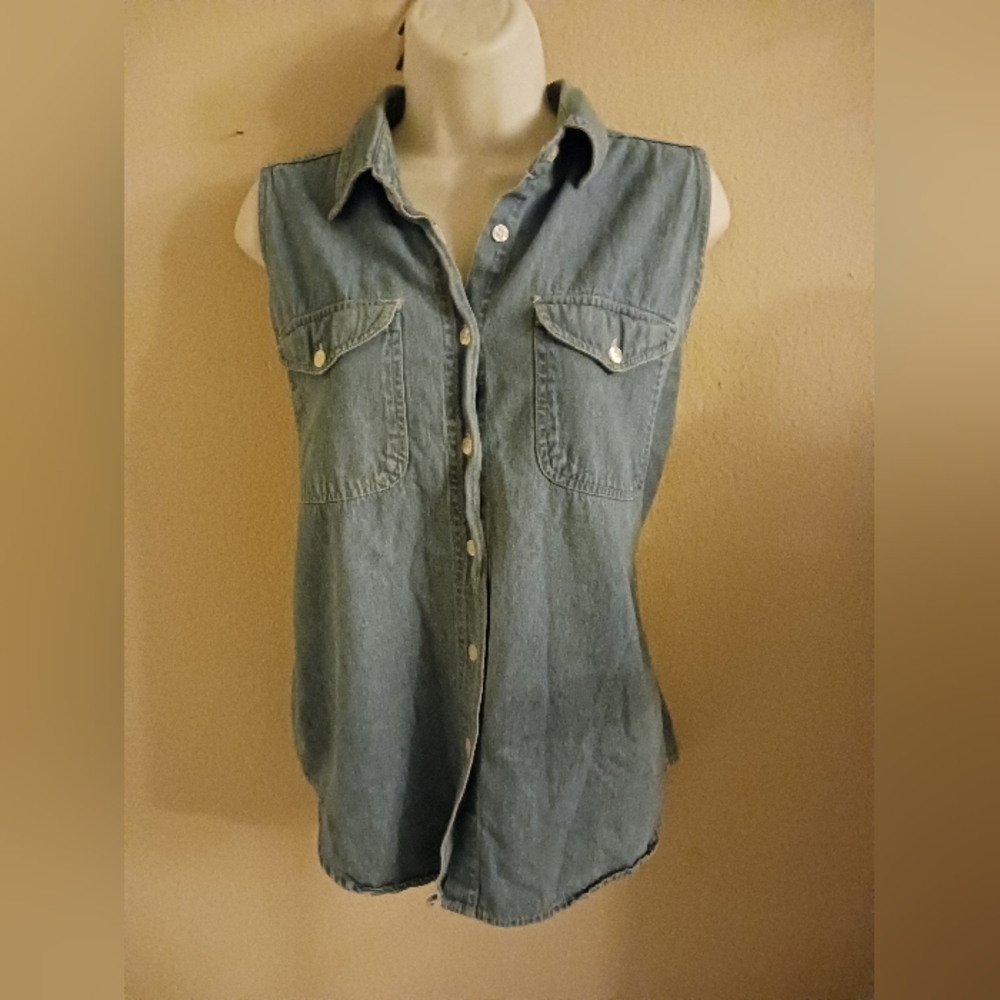 Vintage denim button up
